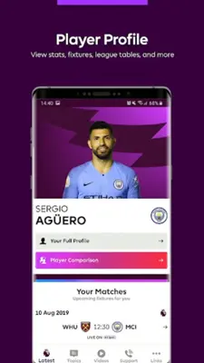 Premier League Player App android App screenshot 1